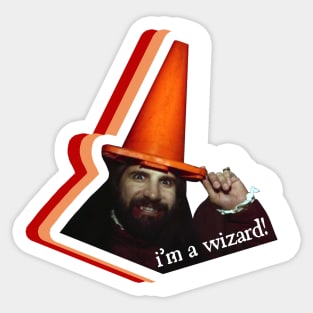 Behold! It's Nandor, the Relentless Wizard Sticker